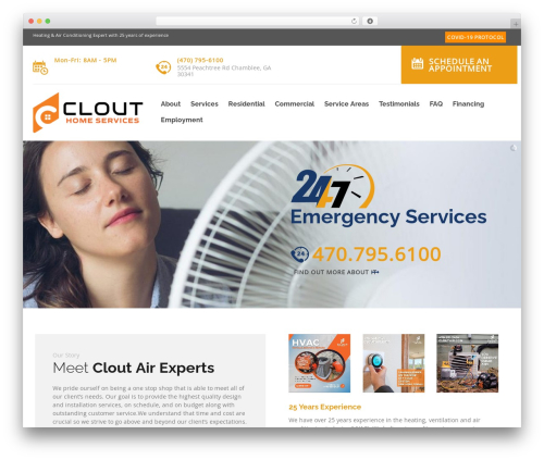 AirPro WordPress theme - cloutair.com