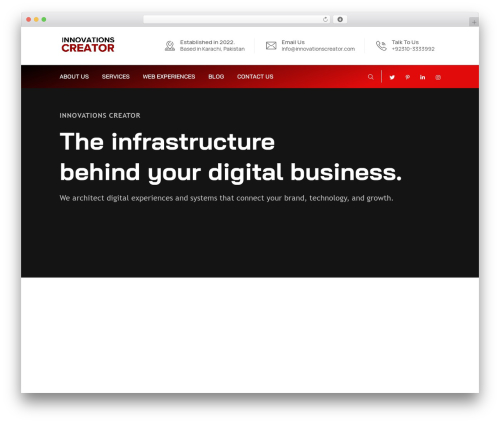Braintech WordPress theme - www.innovationscreator.com