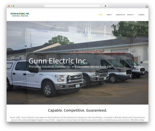 Constro theme WordPress - gunnelectricri.com