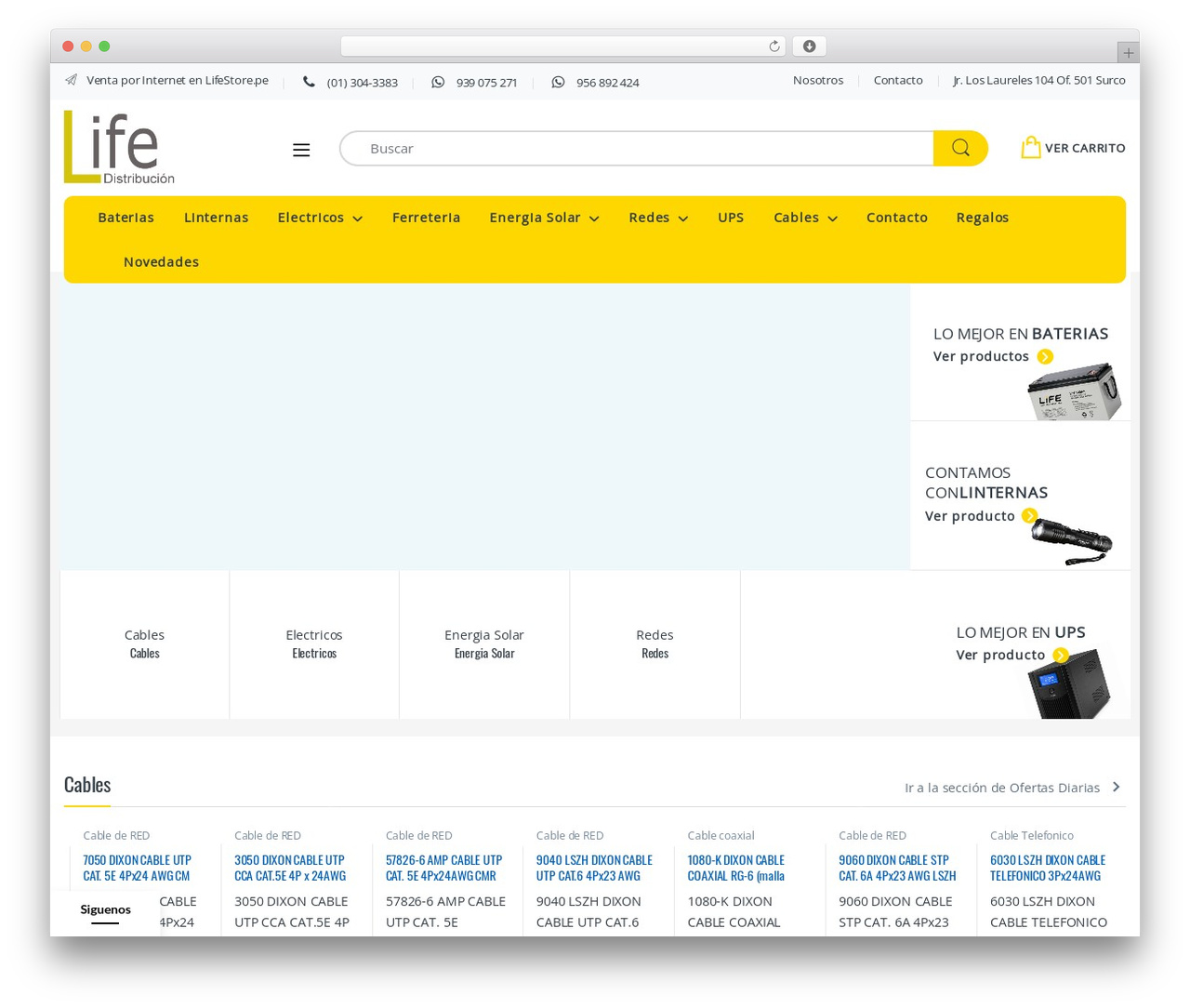 Electro Child WordPress theme - lifedistribucion.com