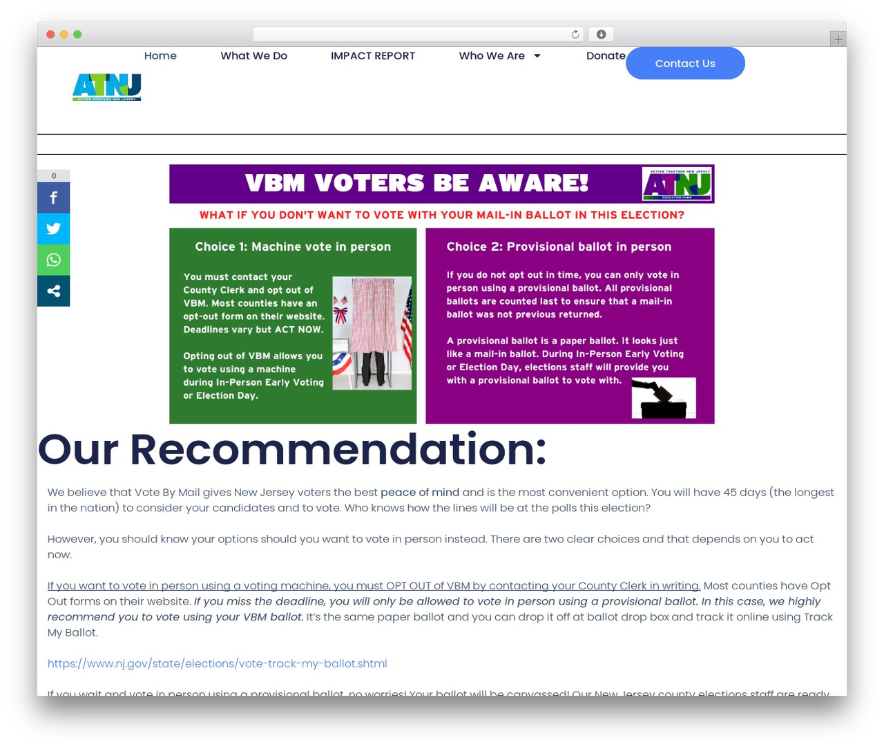 Hello Elementor WordPress store theme - atnj.org