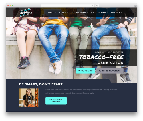 Montana reACT WordPress theme - mtreact.com