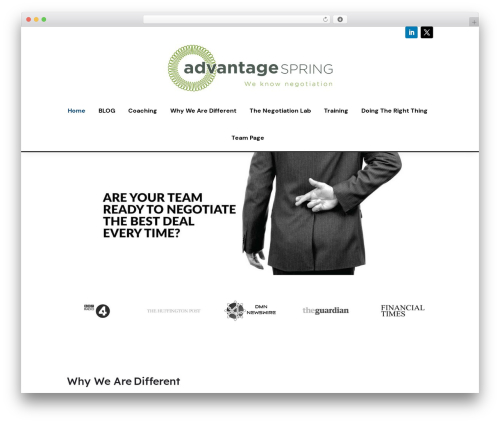 Theme WordPress Divi - advantagespring.com