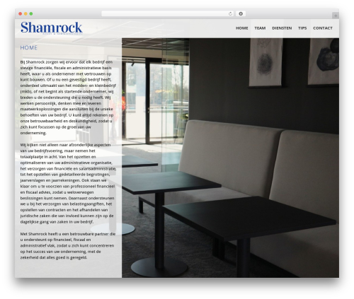 Elevate WordPress theme - shamrockadvies.nl
