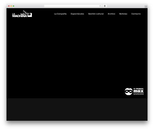 Firstframe core WordPress plugin - lamachinateatro.com