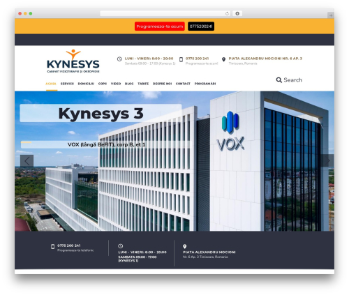 HouseMed WordPress theme - kynesys.ro