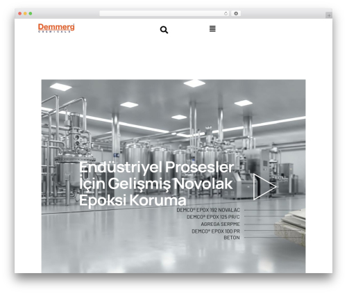 Industrium WordPress theme - demmerg.com