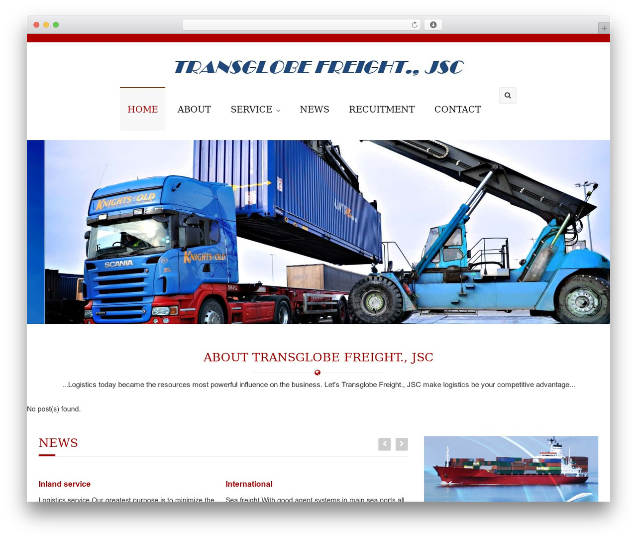 Layers WordPress theme - transglobe.com.vn