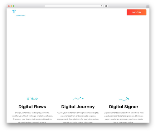 Softek WordPress theme for business - jenus.com.cy