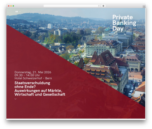 Theme WordPress Mustersite - privatebankingday.ch