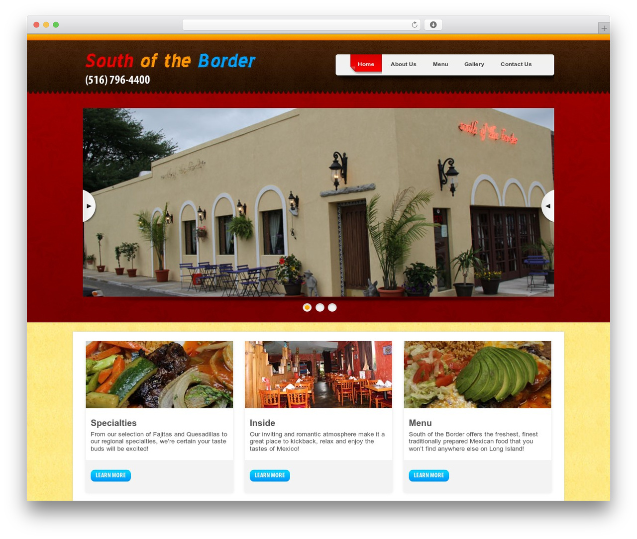 WordPress theme Catalyst - southoftheborderat335.com