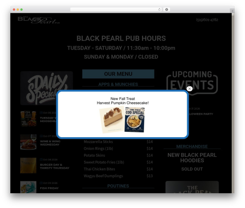 WP Food ordering and Restaurant Menu (wp-food) free WordPress plugin - blackpearlpub.ca WP Food ordering and Restaurant Menu (wp-food) free WordPress plugin - blackpearlpub.ca
