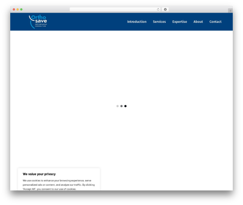 Chirokind theme WordPress - orthosave.ch