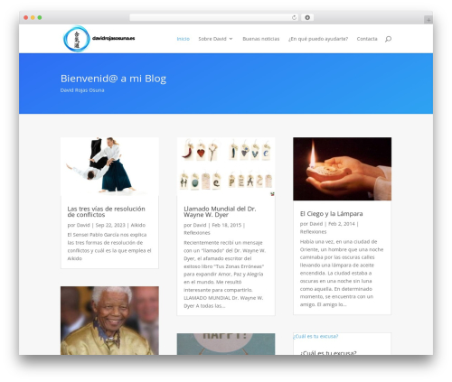Divi theme WordPress - davidrojasosuna.es
