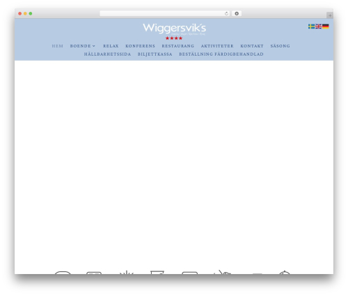 Divi WordPress theme - wiggersvik.se