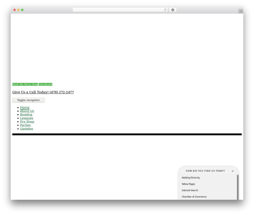 Next Foundations WP theme - shamrockbowlingcenter.com