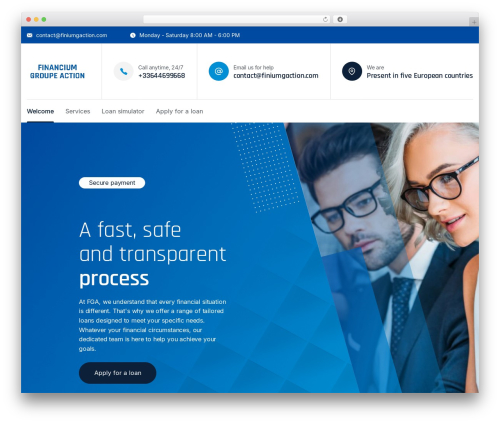 Pyloncore WordPress plugin - finiumgaction.com
