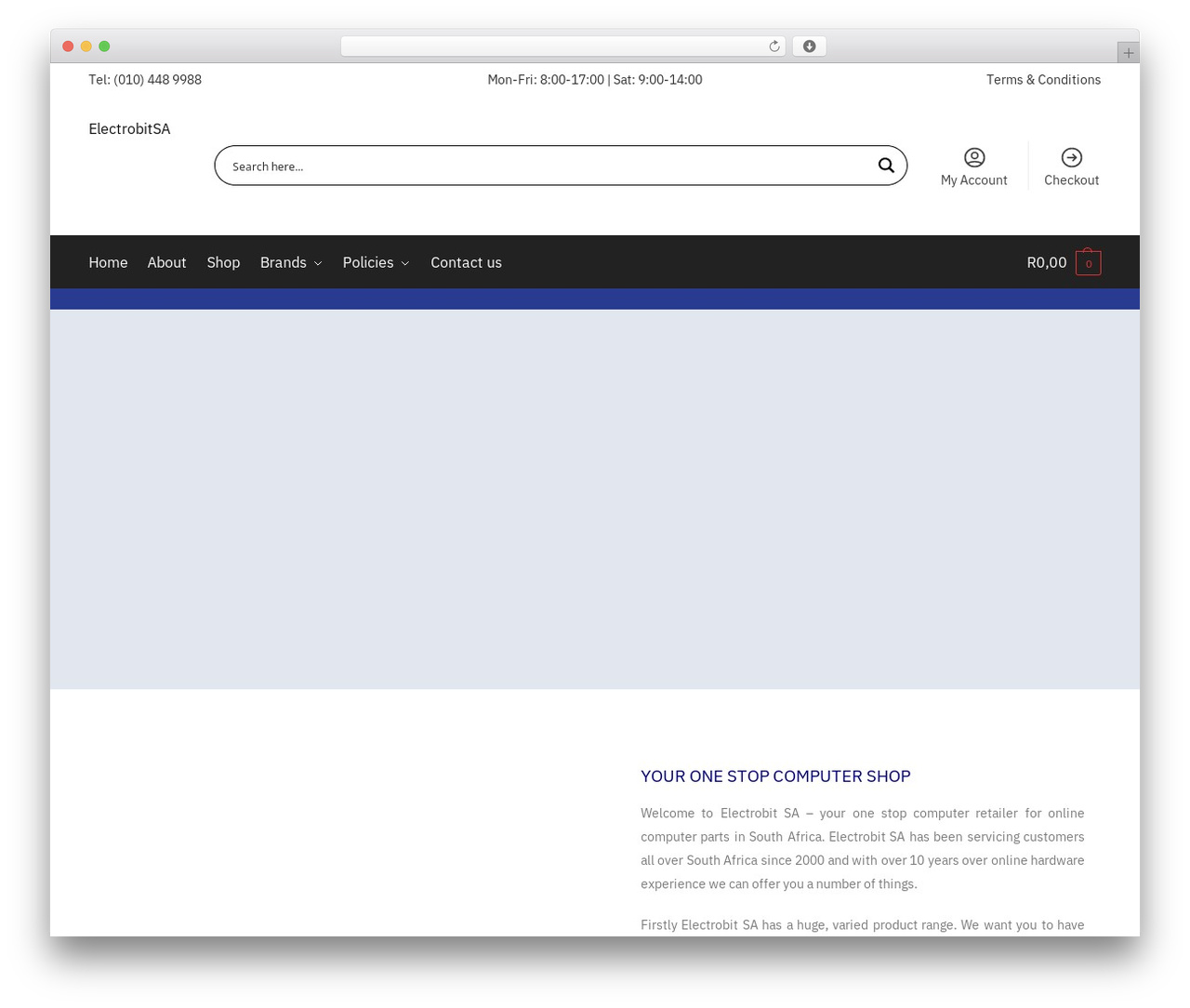 Shoptimizer WordPress theme - electrobitsa.com Shoptimizer WordPress theme - electrobitsa.com