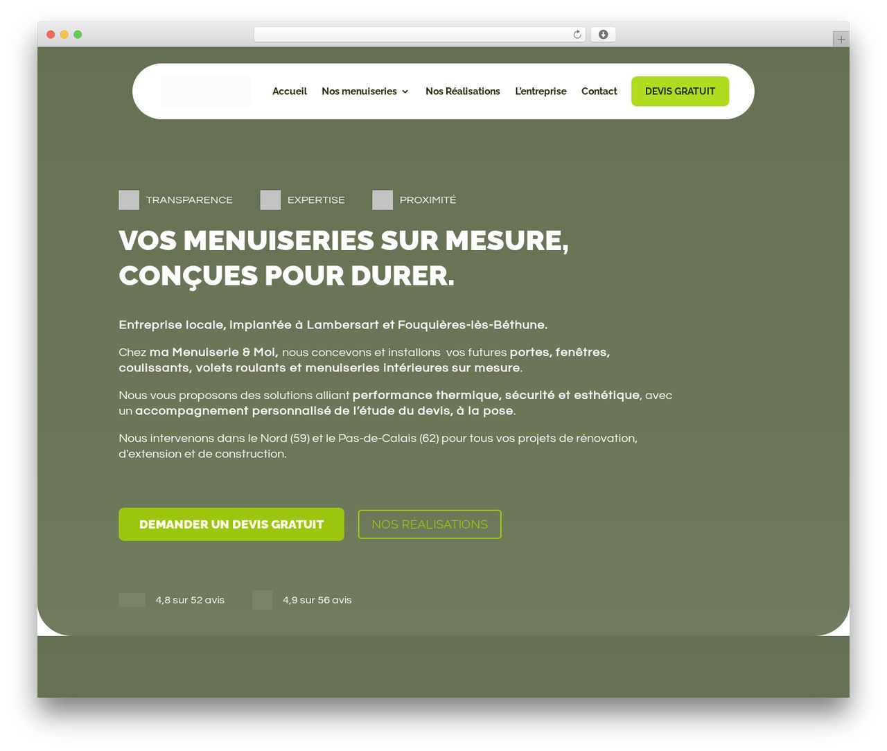 Theme WordPress Divi - mamenuiserieetmoi.com