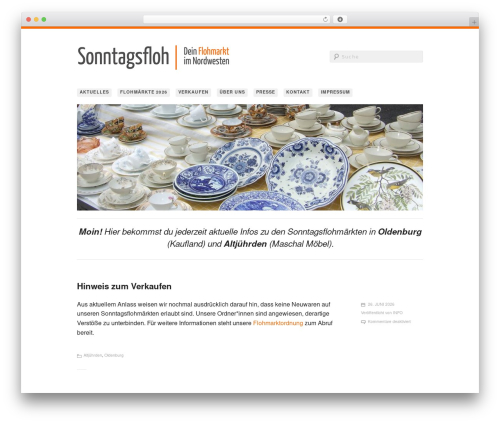 Theme WordPress Nilmini - sonntagsfloh.de Theme WordPress Nilmini - sonntagsfloh.de