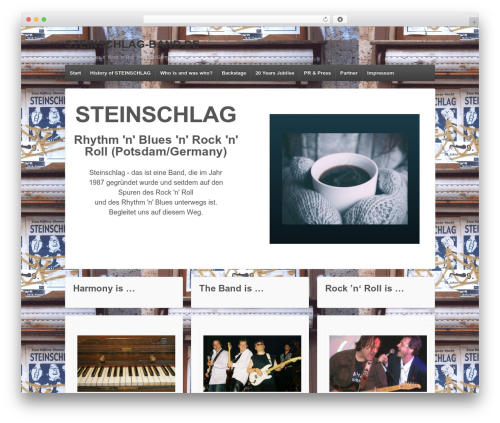 Events calendar WordPress plugin - steinschlag-band.de