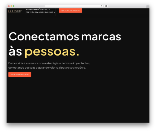 Webfolio WordPress theme - agenciamadison.com.br