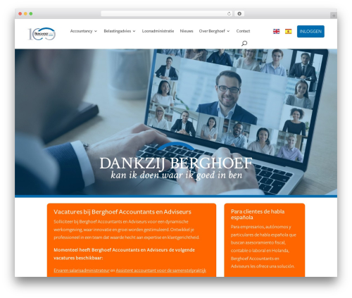 Berghoef WordPress theme - berghoef.nl