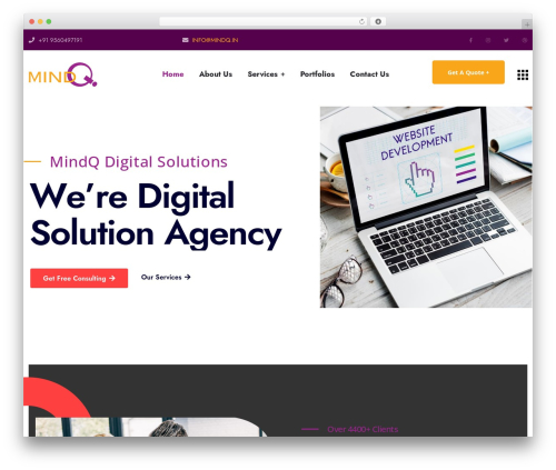 Themesflat elementor WordPress plugin - mindq.in