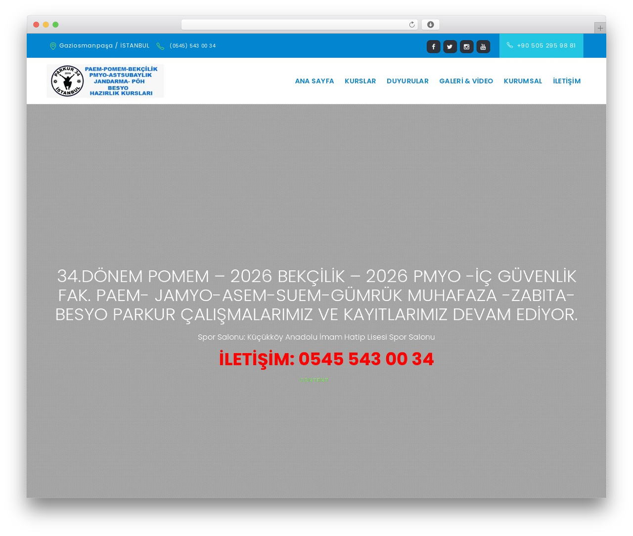 EasyWeb WordPress theme - parkur34.com