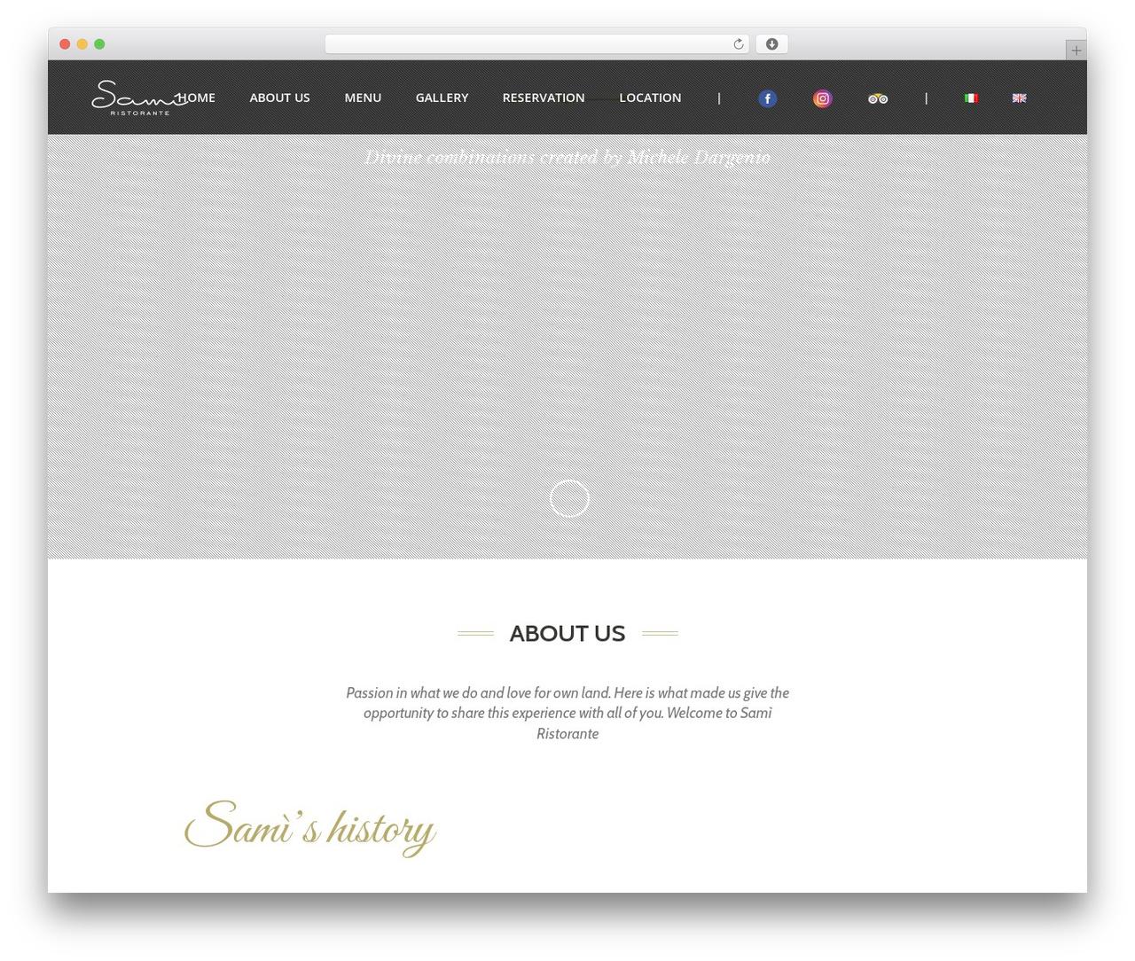 ELIXIR Jellythemes theme WordPress - samiristorante.it