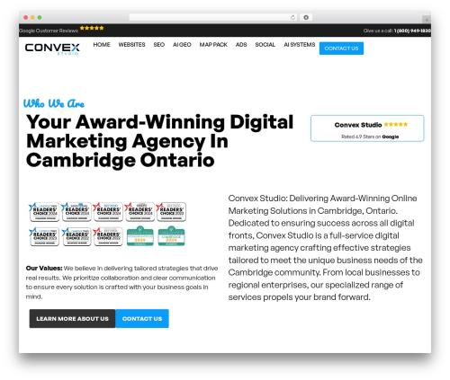 Revslider lottie addon WordPress plugin - www.convexstudio.ca