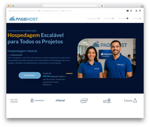 Phox host WordPress plugin - pagehost.com.br