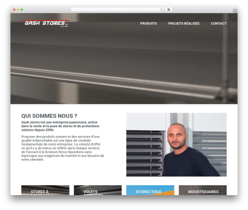 Theme WordPress Basic Web - gash-stores.ch