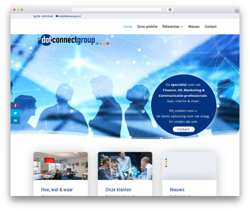 Theme WordPress Divi - dotconnectgroup.nl