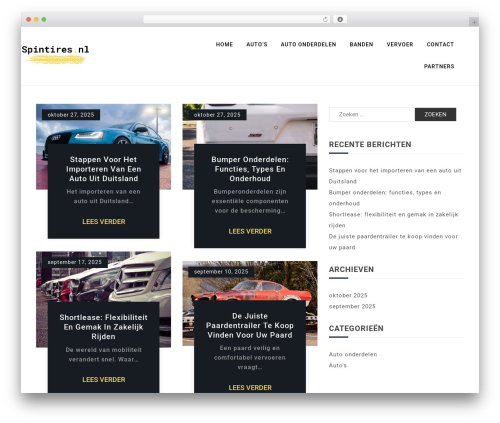 WordPress theme Doly - spintires.nl