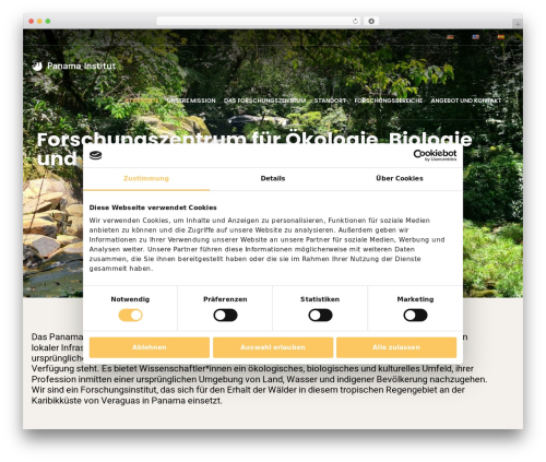 WordPress theme DotOrg - panama-institut.org