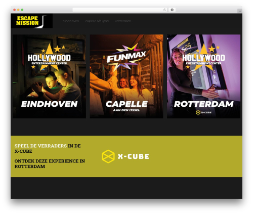 WordPress theme Escapium - escapemission.nl
