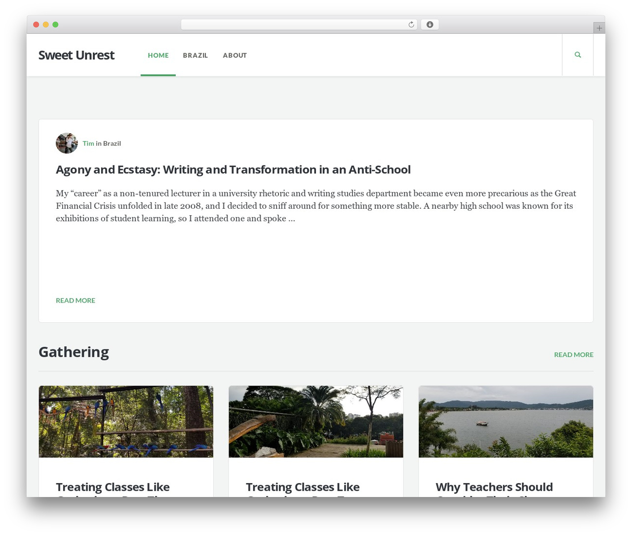 WordPress theme Readable - sweetunrest.com WordPress theme Readable - sweetunrest.com