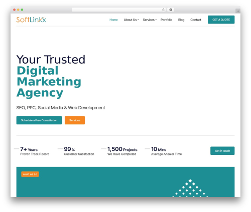 WordPress theme SoftLinkx - softlinkx.com