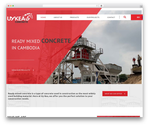 WP theme Constructpress - uykeaconcrete.com