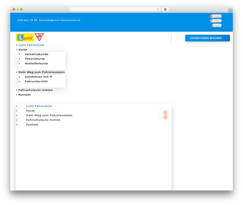 Divi WordPress theme - lumi-fahrschule.ch