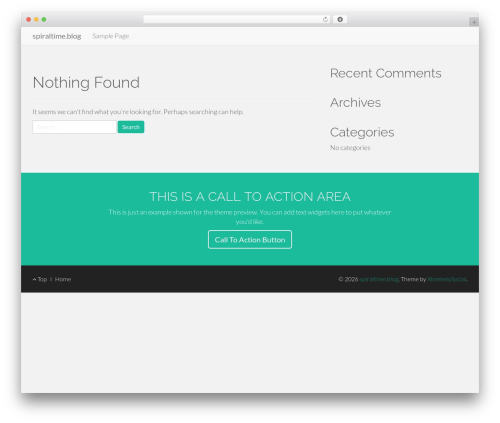 Flat Bootstrap WordPress theme - spiraltime.com Flat Bootstrap WordPress theme - spiraltime.com