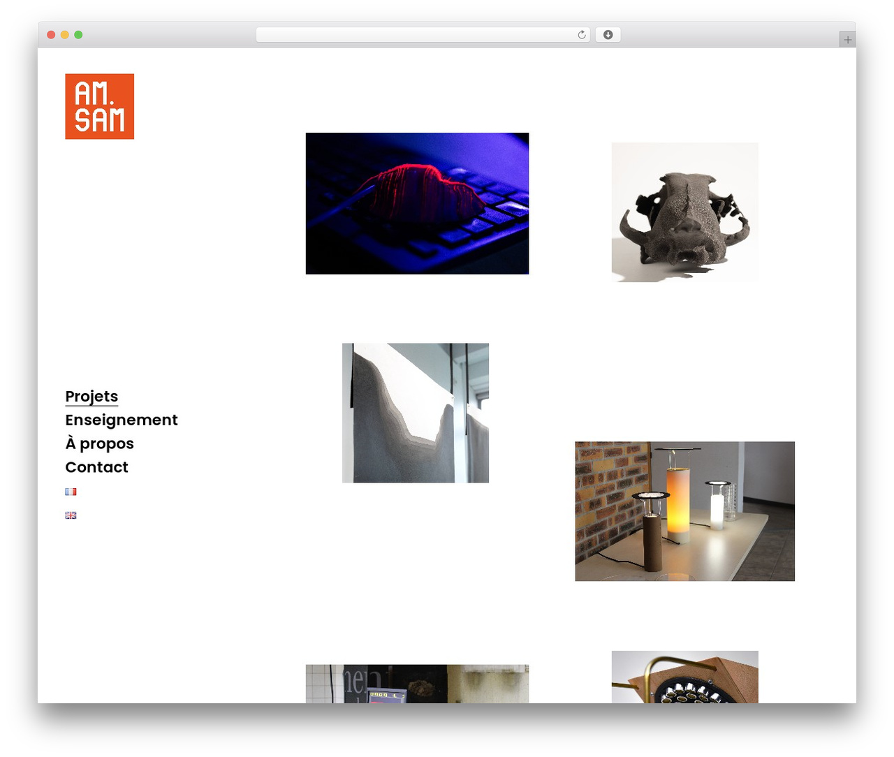 Qi WordPress theme - ameliesamson.com