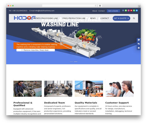 Theme WordPress WPPOP - hadoffrymachines.com