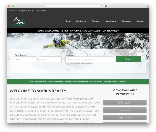 Theme WordPress Realty - soprisrealty.com