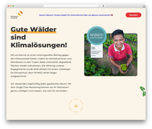 Uncode WordPress website theme - fairventures.org