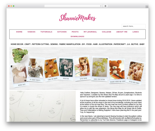 Best WordPress theme Fun WordPress Theme - shanniemakes.com