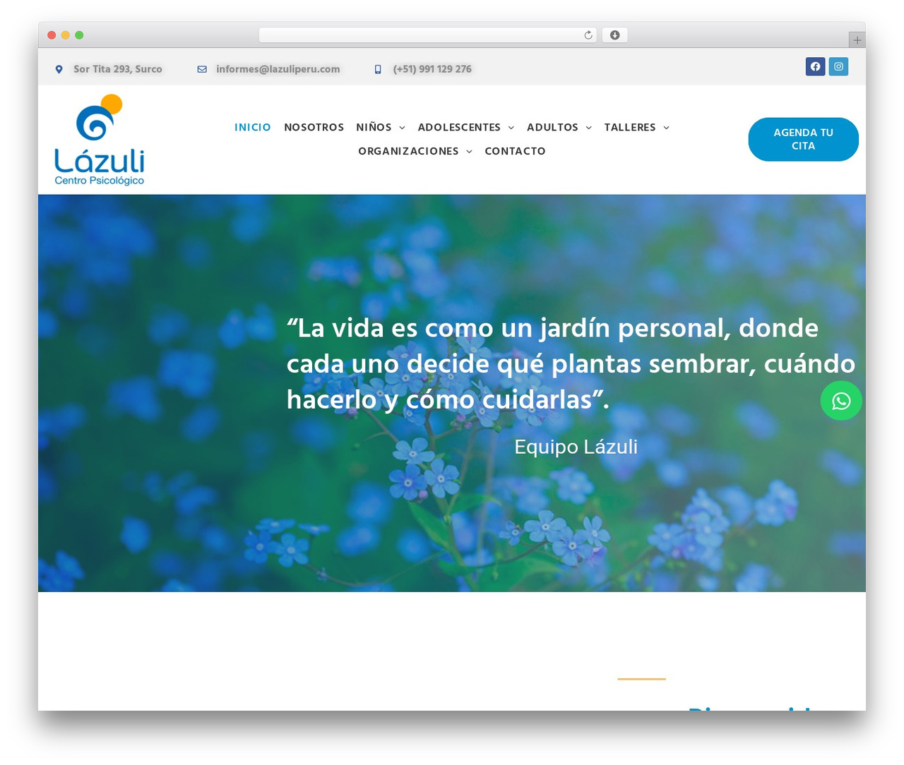 Calio WordPress theme design - lazuliperu.com Calio WordPress theme design - lazuliperu.com