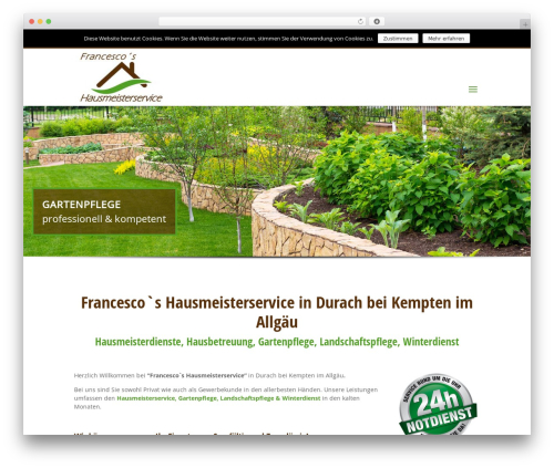 Divi theme WordPress - francesco-hausmeisterservice.de