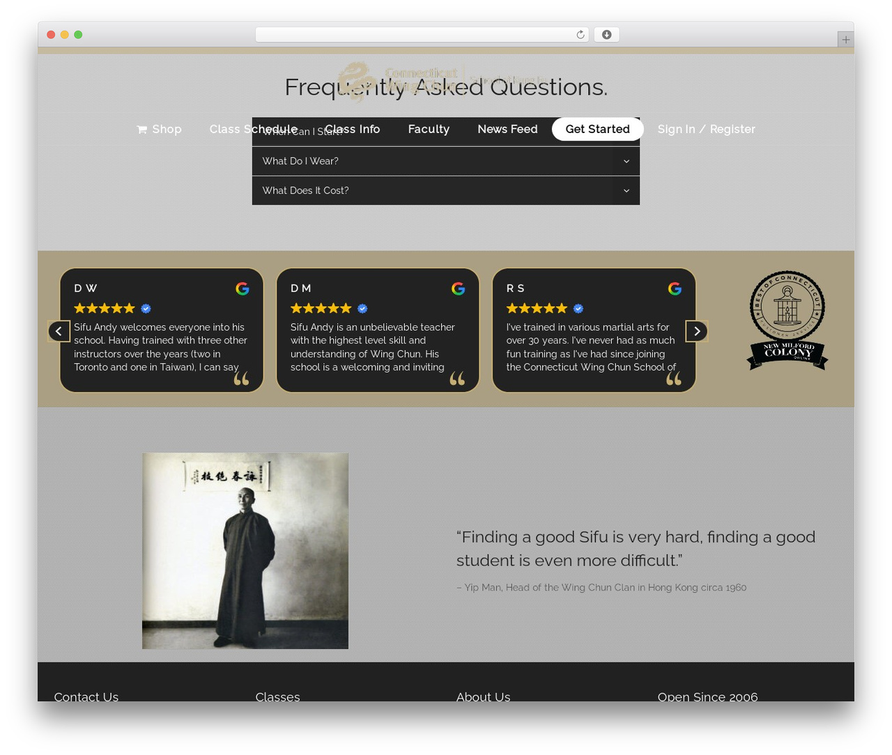 Lambda WordPress theme - ctwingchun.com